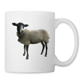 Schaf - Tasse - Weiß - Rechts