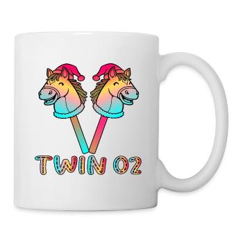 Jumeaux de Noël 02 Cavalerie Hobby - Mug blanc - blanc - Droite