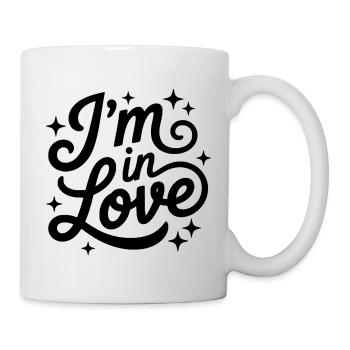 Je suis amoureux du design de scénarios - Mug blanc - blanc - Droite