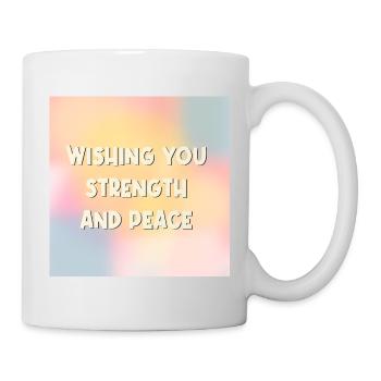 Wishing Strength Peace - Mug - white - Right