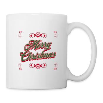 Scénario festif de Joyeux Noël - Mug blanc - blanc - Droite