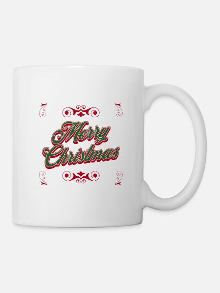 Scénario festif de Joyeux Noël - Mug blanc - blanc
