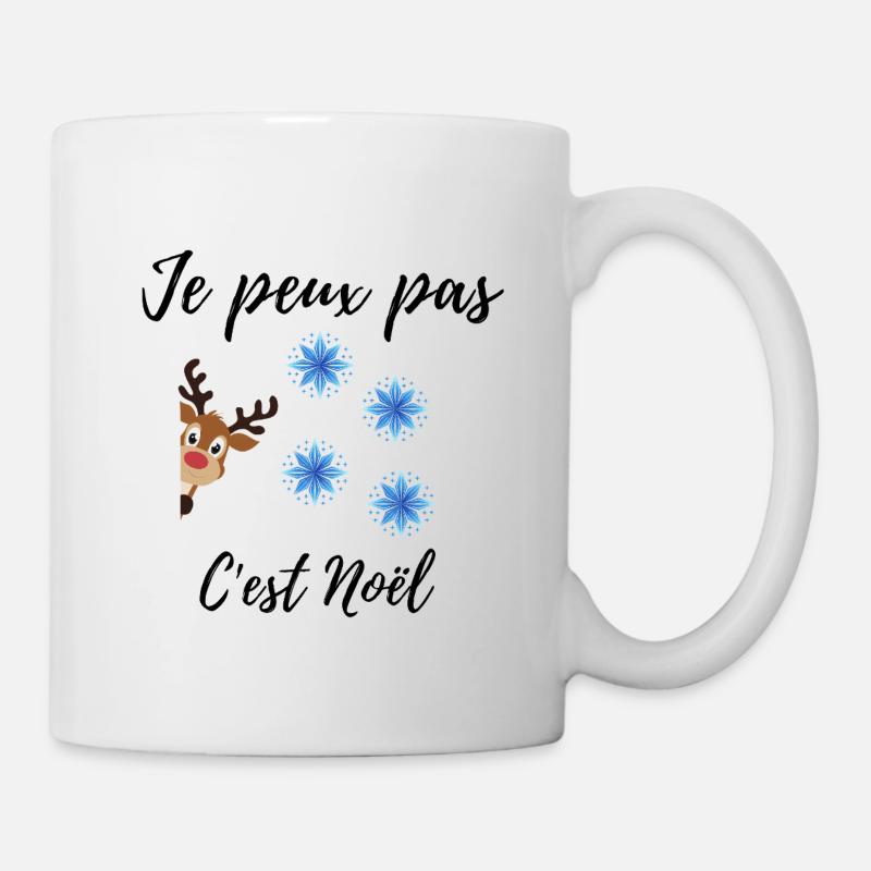 T-shirt renne père Noël - Mug blanc - blanc