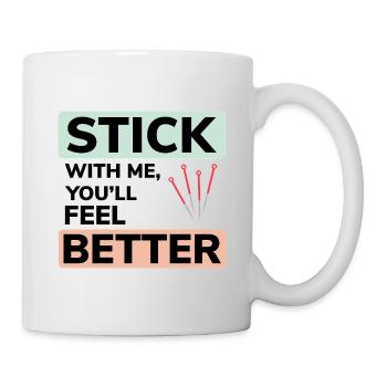 Acupuncturist Stick With Me You'll Feel Better  - Mug - white - Right
