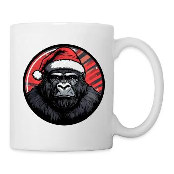 Gorilla Santa Festive Night - Mug - white - Right