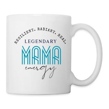 Legendary Mama Neon Wordmark - Mug - white - Right