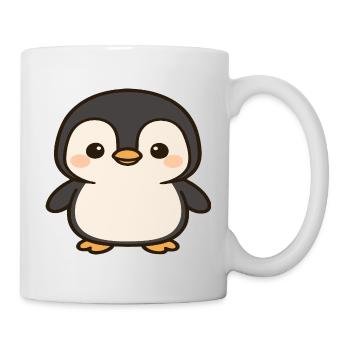 Kawaii Pinguin Charm - Tasse - Weiß - Rechts