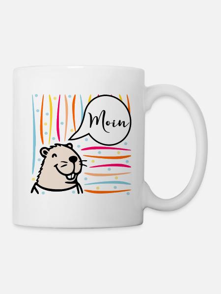 Northern Germany Moin Capybara - Mug - white