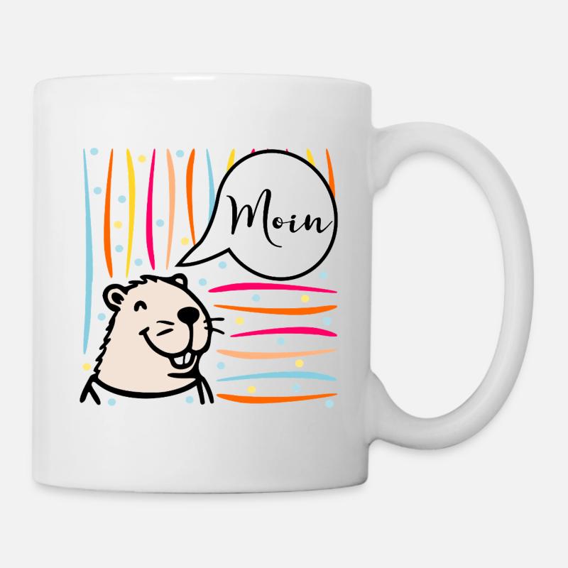 Northern Germany Moin Capybara - Mug - white