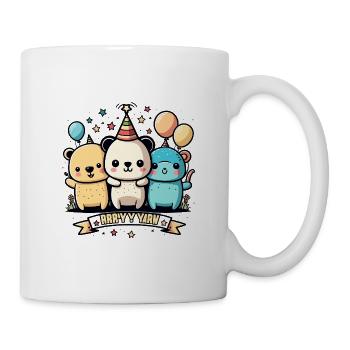 Fête du Trio Bärchen - Mug blanc - blanc - Droite