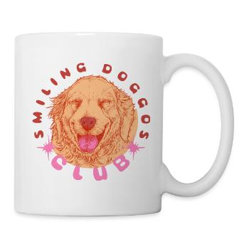 SMILING DOGGOS CLUB - Mug - white - Right