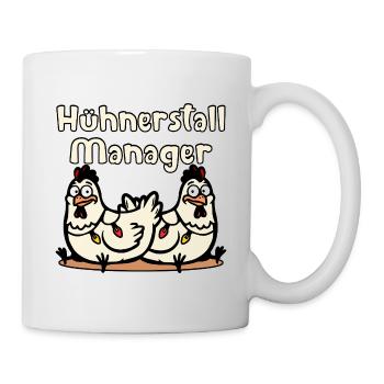Christmas Chicken Coop Manager - Mug - white - Right