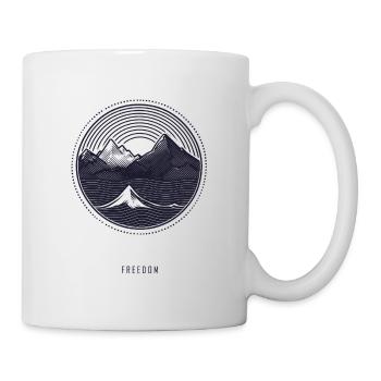 Freiheitsberg Night Circle - Mug - white - Right