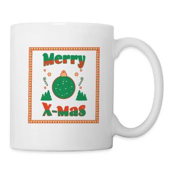 Merry Xmas Christmas - Tasse - Weiß - Rechts
