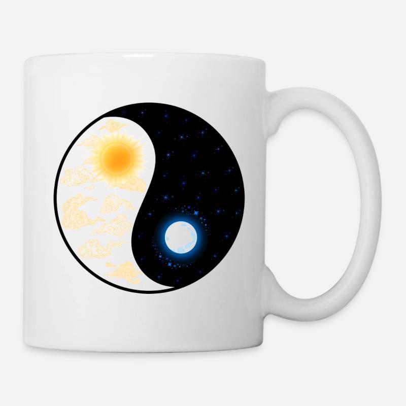 yin yang - Mug blanc - blanc