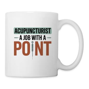 Lizenzierter Praktizierender der traditionellen chinesischen Medizin - Tasse - Weiß - Rechts