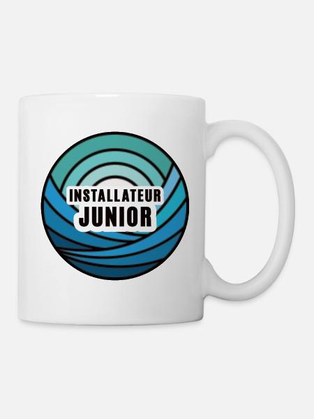 Junior Installateur Nachfolger Nachwuchs Azubi - Tasse - Weiß
