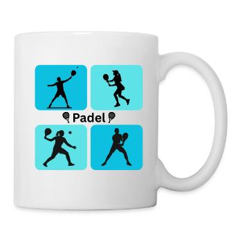Four Quad Padel - Tasse - Weiß - Rechts