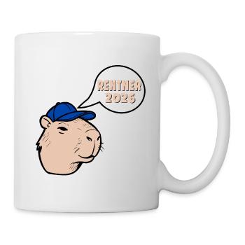Pensioner Pension 2026 Capybara - Mug - white - Right