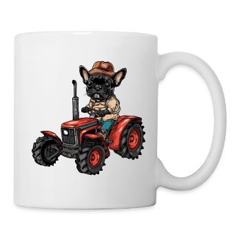 Éleveur français de tracteurs pour chiens Buldog - Mug blanc - blanc - Droite