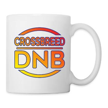Kreuzung DNB Drum N Bass Shirt Breakbeat Jungle - Tasse - Weiß - Rechts