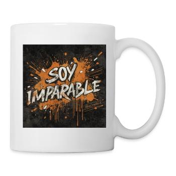 I am Unstoppable: urbanes Graffiti - Tasse - Weiß - Rechts