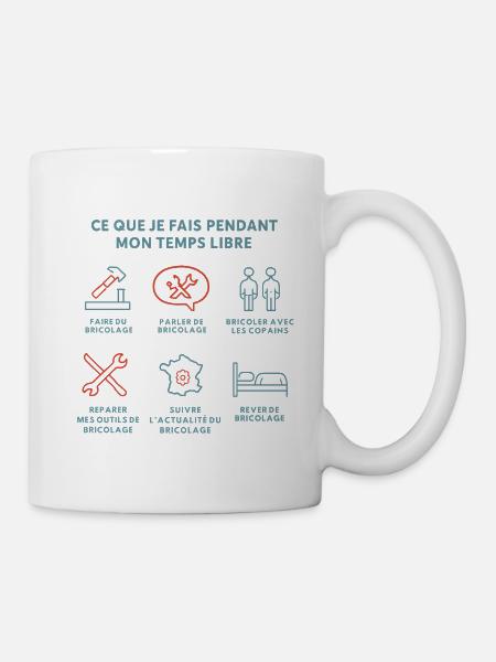 DIY und Freizeit - Tasse - Weiß