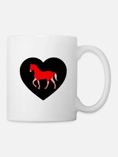 Pferde - Tasse - Weiß