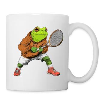 Tennis des Grenouilles - Mug blanc - blanc - Droite