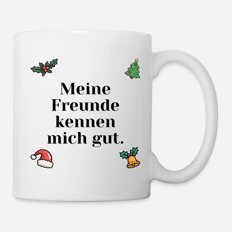 Sarcastic Christmas gift for friends - Mug - white