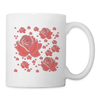 Rain of Roses - Mug - white - Right