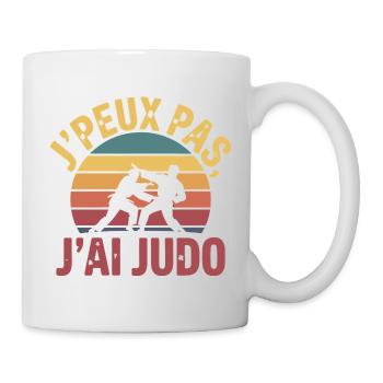 I can't I have judo humor gift - Mug - white - Right
