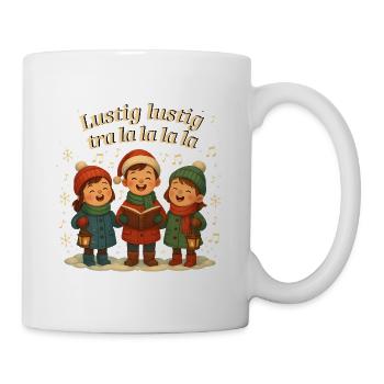 Funny, funny – tra la la la la | Children sing - Mug - white - Right