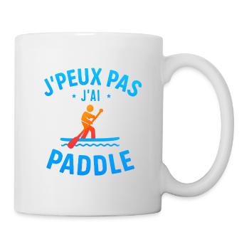 Ich kann nicht. Ich paddel. - Tasse - Weiß - Rechts