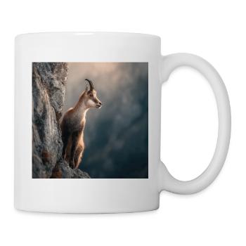 Escalade des Chamois Alpes Jeu de montagne Majestic - Mug blanc - blanc - Droite