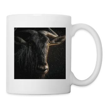 Gnu im Regen Dramatisch Wildlife Afrika Power - Tasse - Weiß - Rechts