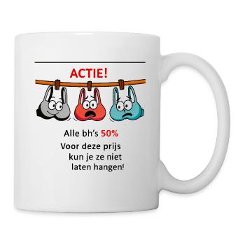 Action Hanging Peppers Cartoon - Mug - white - Right