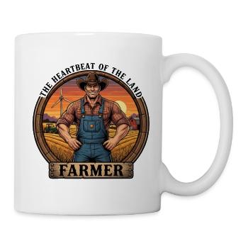 Heart of the Earth: The Farmer Proud Farmer - Mug - white - Right
