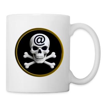 CYBER PIRATE #1 – Geek & Science-Fiction - Tasse - Weiß - Rechts