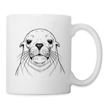 Otarie - Mug blanc - blanc - Droite