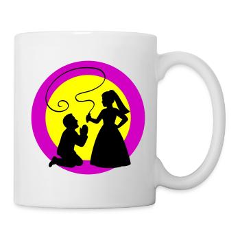 Brautpaar Ehepaar Hochzeit - Tasse - Weiß - Rechts