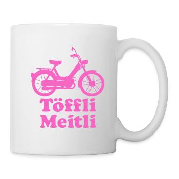 Töffli Meitli – Moped Shirt for Girls & Moped Fans - Mug - white - Right