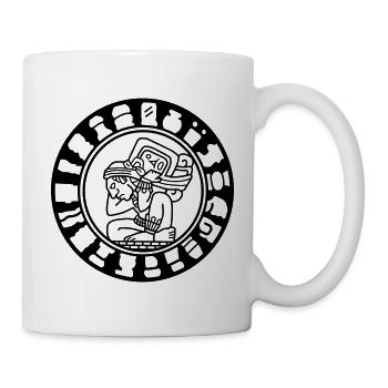 Calendrier maya - Mug blanc - blanc - Droite