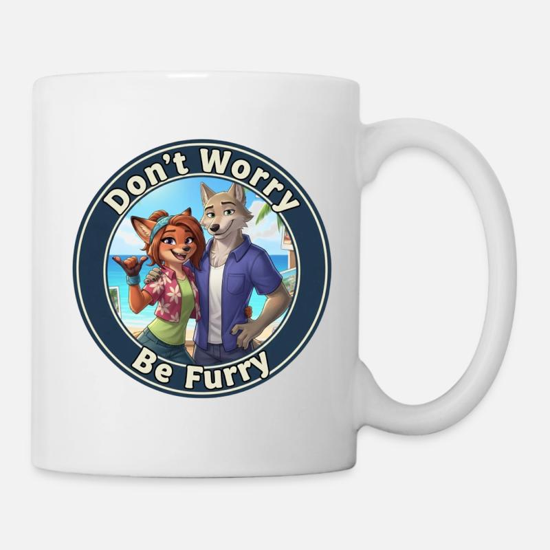 Fursona Be Furry - Tasse - Weiß