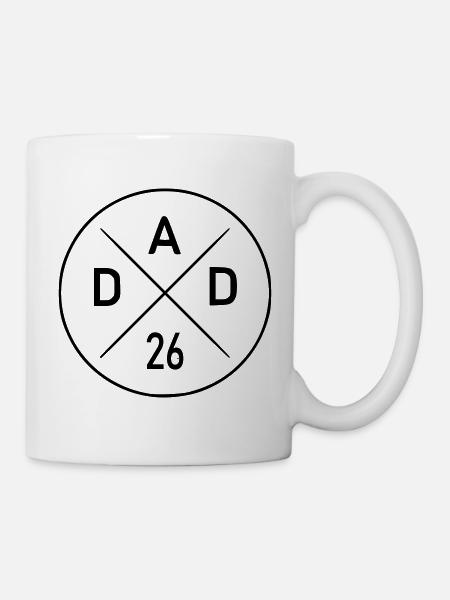 Dad 26 - Tasse - Weiß