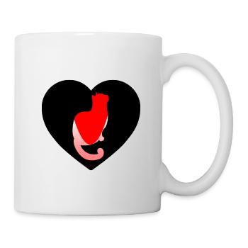 Cat - Mug - white - Right