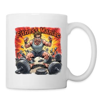 Fitness Maniac - Explosive Gym Power - Mug - white - Right