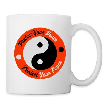 Protect Your Peace Mental Health Mindfulness - Mug - white - Right