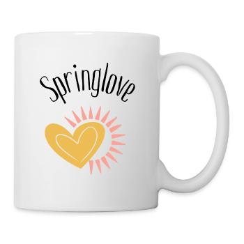Springlove, Sun for all, Good mood, Positive - Mug - white - Right