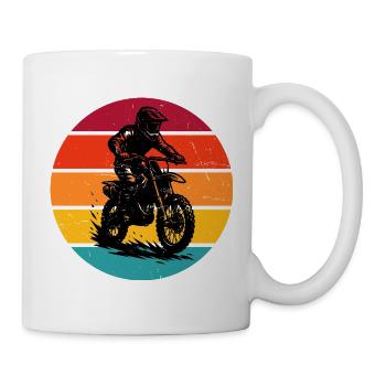In a nutshell: motocross - Mug - white - Right